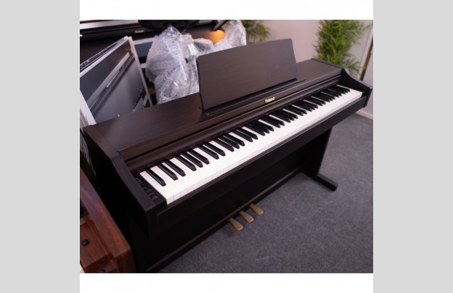 Roland RP101 Satin Rosewood Digital Piano, Used - Complete Package (SN:ZX26620) - Image 4